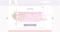 Desktop Screenshot of jaysflorist.com